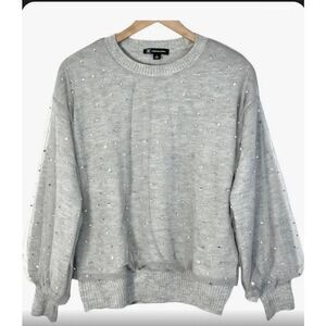 Silver Studded Sweater